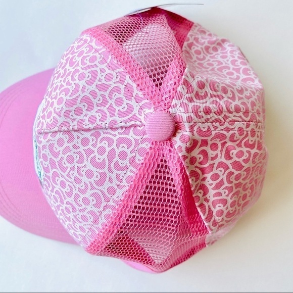 HELLO Kitty Pink Mesh Trucker Hat Women + Girls - Picture 12 of 16